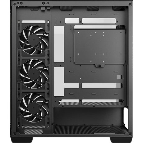 Obudowa midi tower Deepcool CG580 4f v2 (czarna | 2x USB-A | 1x USB-C | RGB | szkło hartowane)