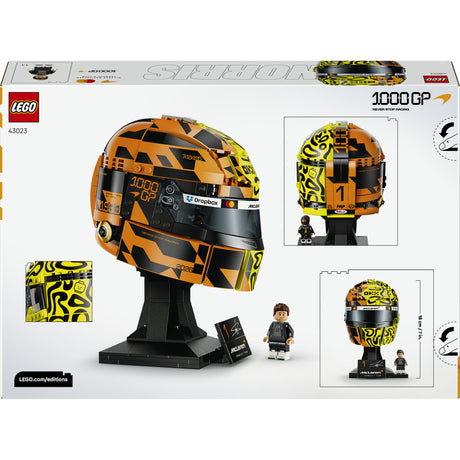 LEGO Editions Kask drużyny McLaren Mastercard F1 firmy Lando Norris dla dzieci 43023