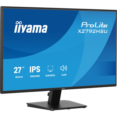 Monitor Iiyama prolite x2792hsu-b1 27 (czarny (matowy), HDMI, Display Port, 2x USB-A, USB-B, 120 Hz)