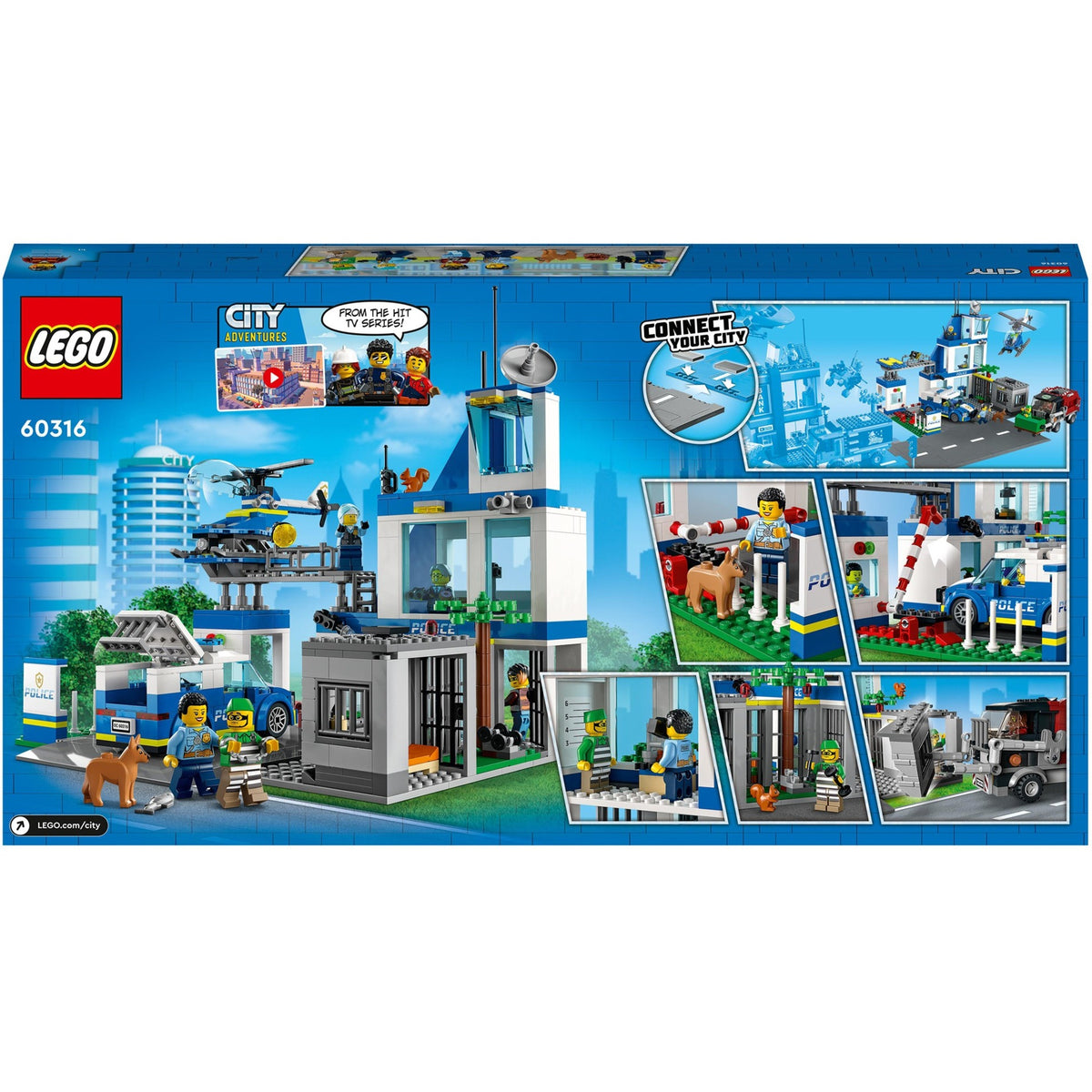 Komenda policji miejskiej Lego - 60316