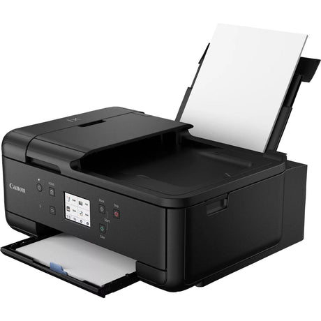 Uniwersalna drukarka atramentowa Canon Pixma TR7650 z funkcją faksu (czarny, USB, Wi-Fi, kopiowanie, skanowanie, faks)