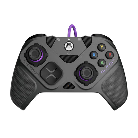 Turtle beach victrix gambit prime wired tournament controller (zwart, xbox series x|s, xbox one, pc)