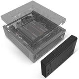 Obudowa HTC Silverstone sst-ml10b (czarna | 2x usb-a)