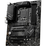 Płyta główna MSI Pro B760-P WiFi DDR4 z gniazdem 1700 (RAID, 2,5 GB-LAN, WiFi, BT, dźwięk, ATX)