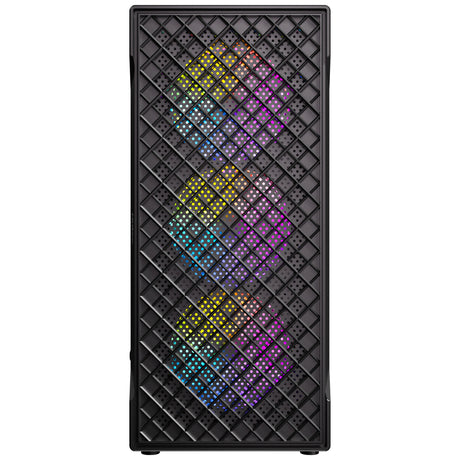 Obudowa midi tower Antec vx320 argb (czarna | 3x usb-a | szkło hartowane)