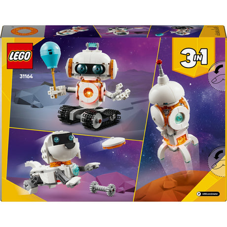 Lego Creator 3 w 1 - zabawka konstrukcyjna robota kosmicznego (31164)