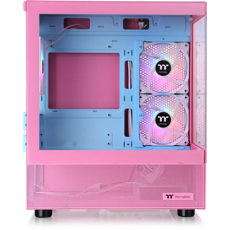 Obudowa mini tower Thermaltake View 170 tg argb (różowy | 2x usb-a | rgb | szkło hartowane)