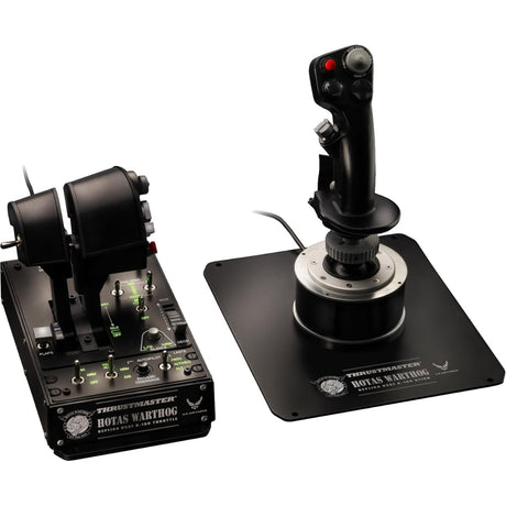 Thrustmaster Hotas Warthog Joystick i przepustnica do gier Hotas (czarne srebro, PC)