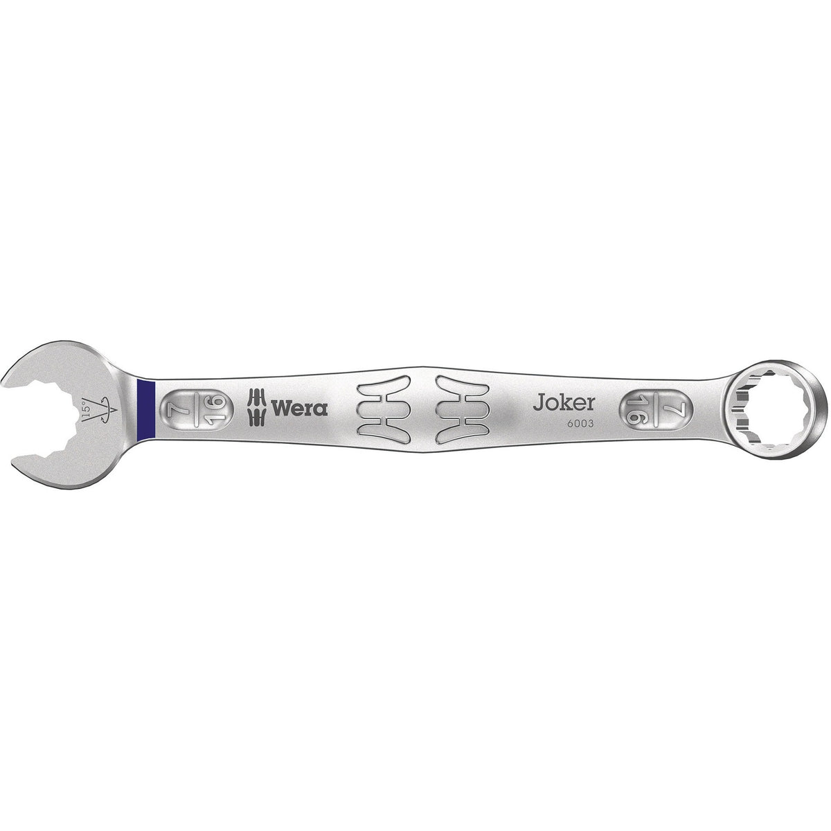 Wera 9642 pasek magnetyczny 6003 joker imperial 1 zestaw kluczy płasko-oczkowych klucz (cal, 8 sztuk)