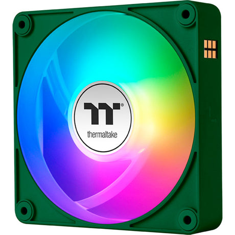 Thermaltake ct120 ex argb Sync wentylator chłodzący do komputera wyścigi zielony (zestaw 3 wentylatorów) wentylatory do obudowy (zielony, 3 sztuki, 120 x 120 x 25 mm, pwm)