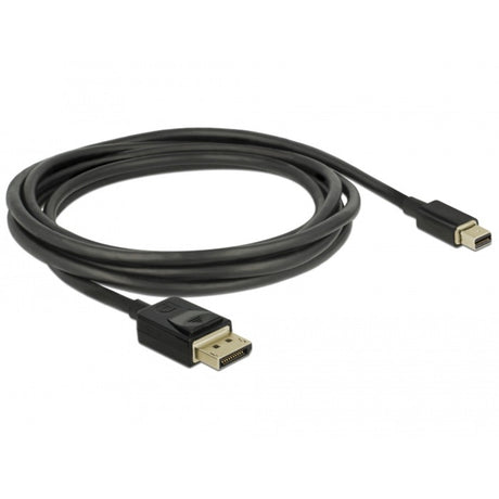 Delock kabel mini displayport > displayport (czarny, 2 metry, 8k 60 hz)