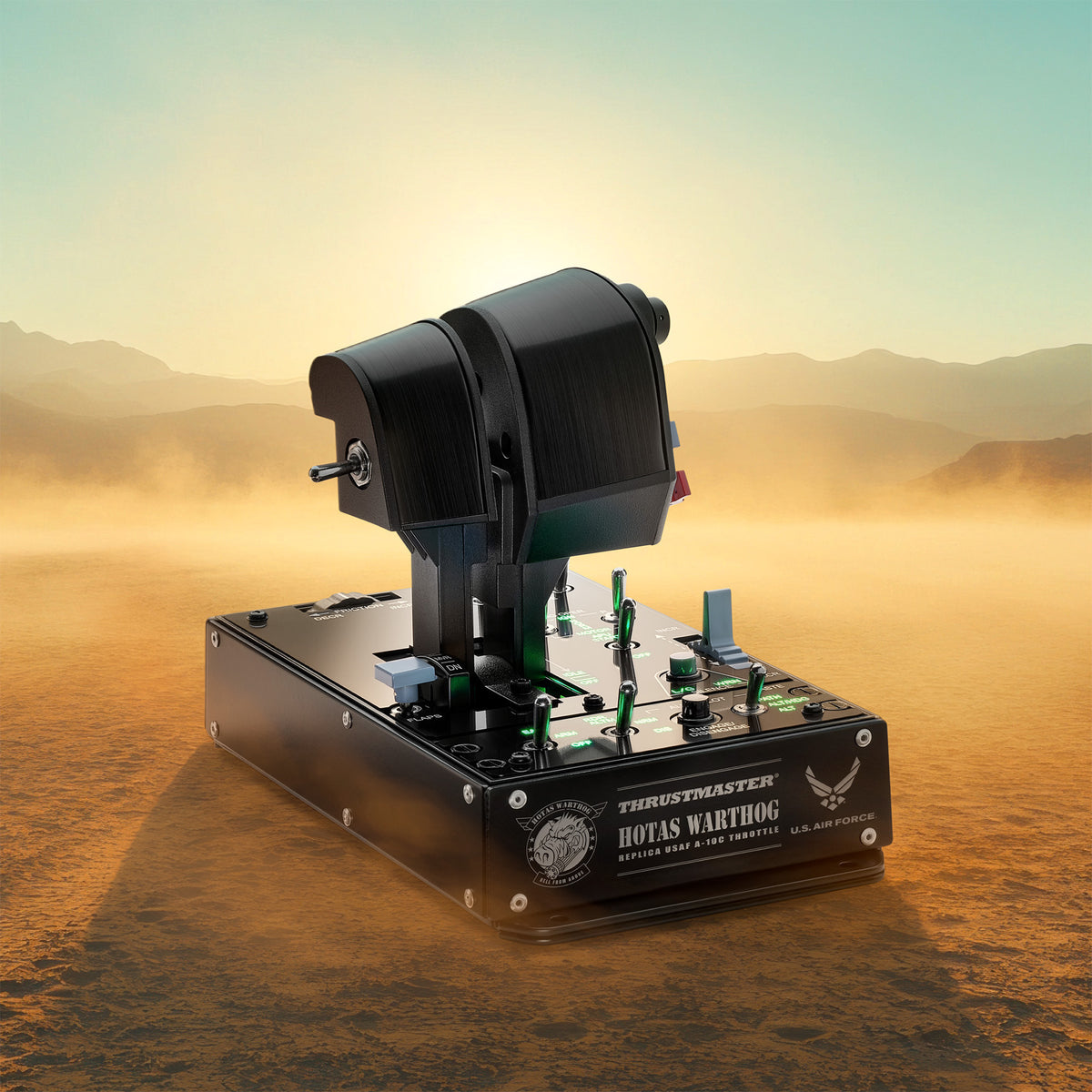 Thrustmaster hotas warthog mkii joystick (grijs zwart)