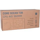 Chłodzenie wodne Alphacool Core Ocean T38 360 (czarne)
