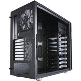 Konstrukcja fraktalna definiuje obudowę midi tower r5 (czarna | 4x usb-a)