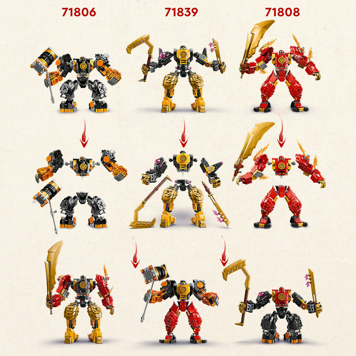 Lego® Ninjago® Zabawka – mech bojowy Arinsa Spinjitzu – 71839