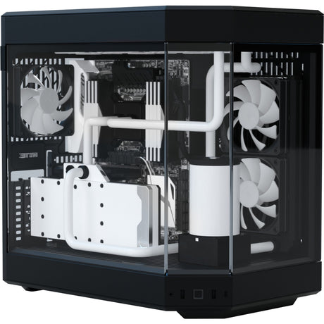 Obudowa midi tower Hyte Y60 (czarna | 3x USB-A | szkło hartowane)
