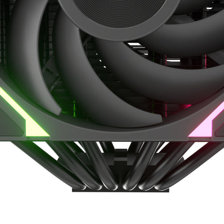 Chłodnica procesora Xyz PC Gear Thermax 6 Duo RGB (czarna, ARGB, PWM)