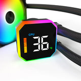Chłodzenie wodne Montech Hyperflow Digital 360 (czarne)