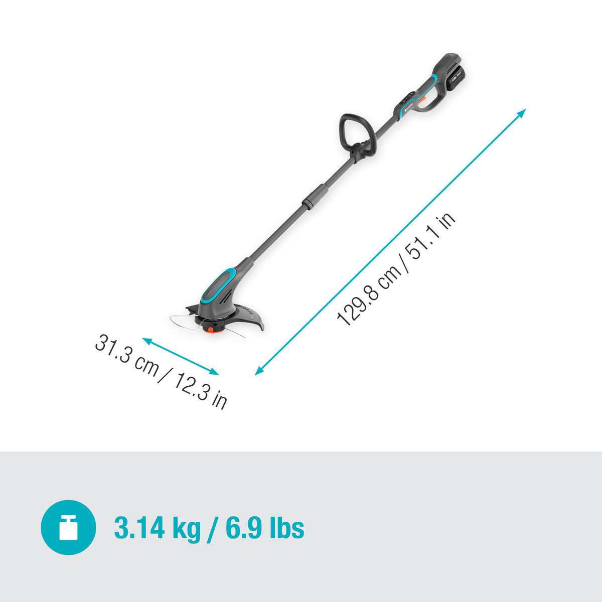 Zestaw trymerów Gardena Powertrim 30 18v p4a