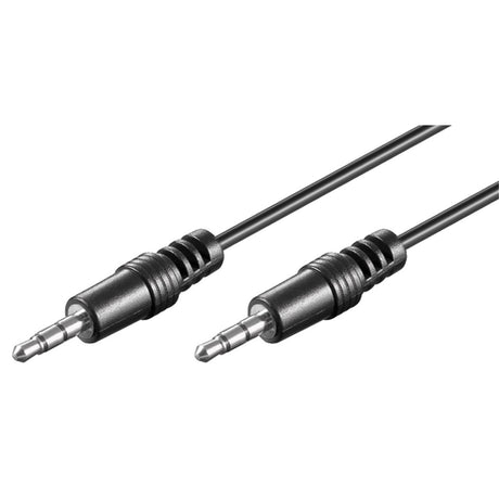 Kabel Goobay jack 3,5 mm (czarny, 2,5 m, stereo)