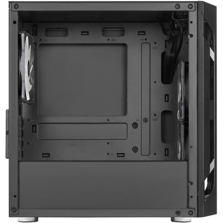 Obudowa midi tower Silverstone sst-fah1mb-pro (czarna | 3x USB-A | RGB | szkło hartowane)