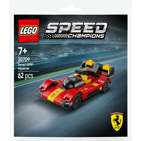 LEGO Speed Champions - Ferrari 499p - zabawka konstrukcyjna hipersamochodu (30709)