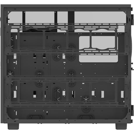Obudowa typu big tower Thermaltake ax700 tg (czarna | 4x USB-A | 1x USB-C | szkło hartowane)