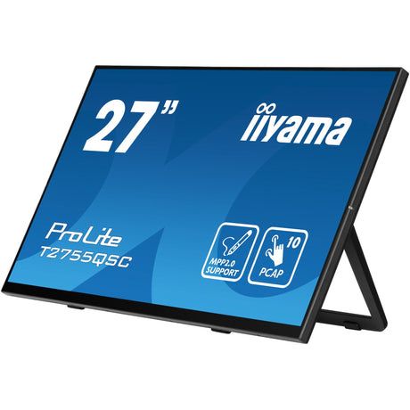 Monitor dotykowy Iiyama Prolite T2755QSC-B1 27 (czarny, HDMI, Display Port, 2x USB-A, USB-B)