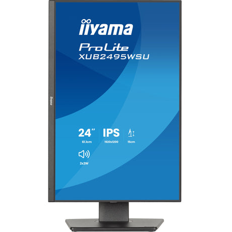 Monitor Iiyama prolite xb2495wsu-b1 24.1 (czarny, 100 Hz, HDMI, Display Port, USB, audio)