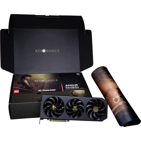 Powercolor radeon rx 9070 xt hellhound 16gb gddr6 resonance edition grafische kaart (rdna4, gddr6, 3x displayport, 1x hdmi)