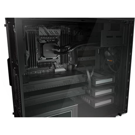Bądź cicho! Obudowa midi tower pure base 600 window (czarna | 2x USB-A | szkło hartowane)
