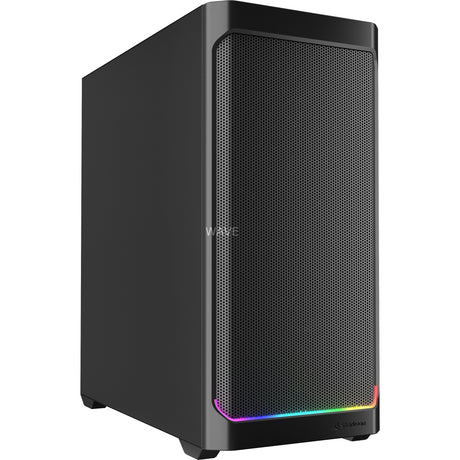Sharkoon ak4 rgb strip obudowa midi tower (czarna | 2x usb-a | 1x usb-c | rgb)