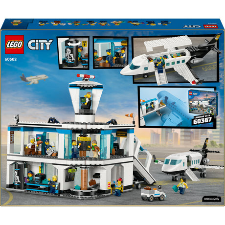 Lego City - lotnisko z zabawkami do budowania samolotów (60502)