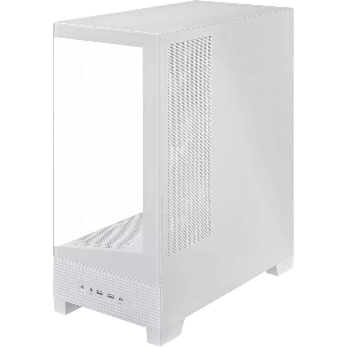 Obudowa midi tower Asus a31 plus (biała | 2x USB-A | 2x USB-C | szkło hartowane)