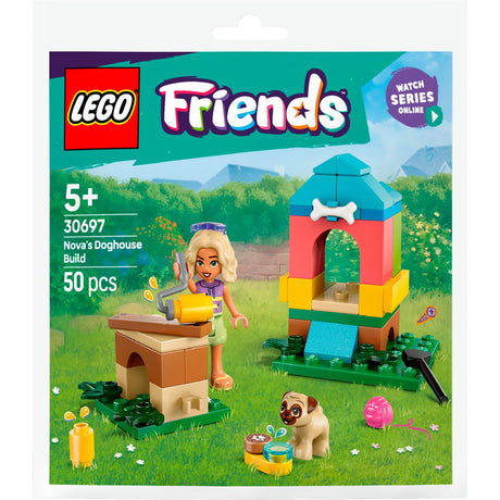 Lego friends — zabawka do budowania budy dla psa Nova (30697)