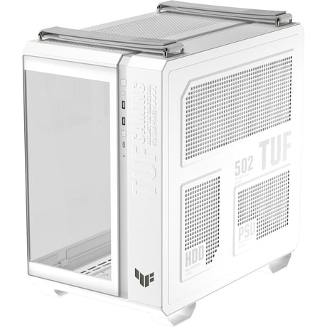 Obudowa midi tower Asus tuf gaming gt502 horyzoncie argb (biała | 3x usb-a | 1x usb-c | szkło hartowane)