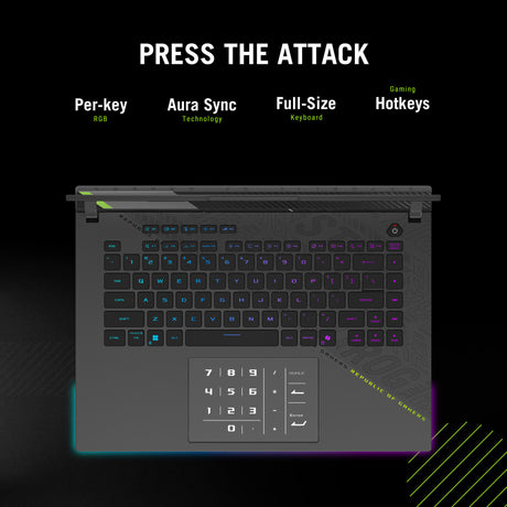 Laptop do gier Asus ROG Strix G16 G614PW-RV006W 16 (szary | R9 8940HX | RTX 5080 | 16 GB | 1 TB SSD)