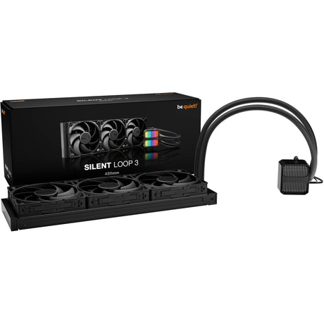 Bądź cicho! Silent Loop 3 420 chłodzenie wodne (czarny, 4-pin PWM)