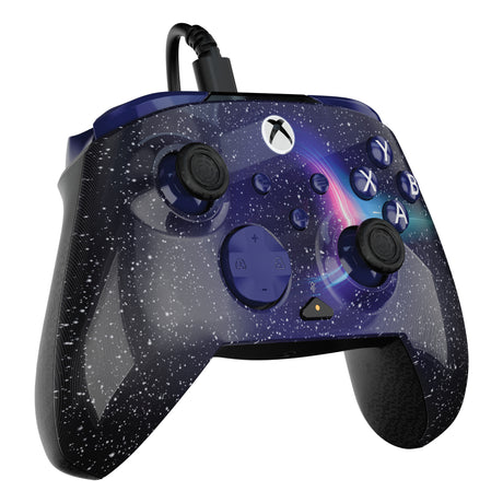 Zaawansowany kontroler przewodowy Turtle Beach Rematch (Dark Cosmos, Xbox Series X|S, Xbox One, PC)