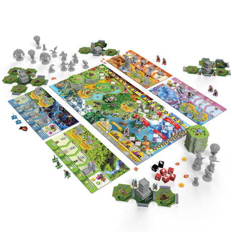 Asmodee Clash of Clans: epicka gra planszowa typu raid (angielski, 2–4 graczy, 45–90 minut, od 12 lat)