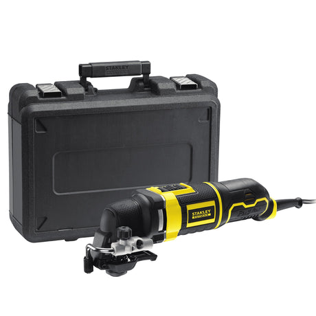 Oscylacyjne narzędzie wielofunkcyjne Stanley Fatmax 300 W (żółto-czarne, z walizką i 20 akcesoriami)