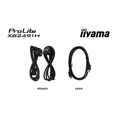 Monitor Iiyama prolite xb2491h-b1 23.8 (czarny, 120 hz, hdmi, display port)