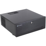 Obudowa Silverstone Grandia GD07B HTPC (czarna | 2x USB-A)