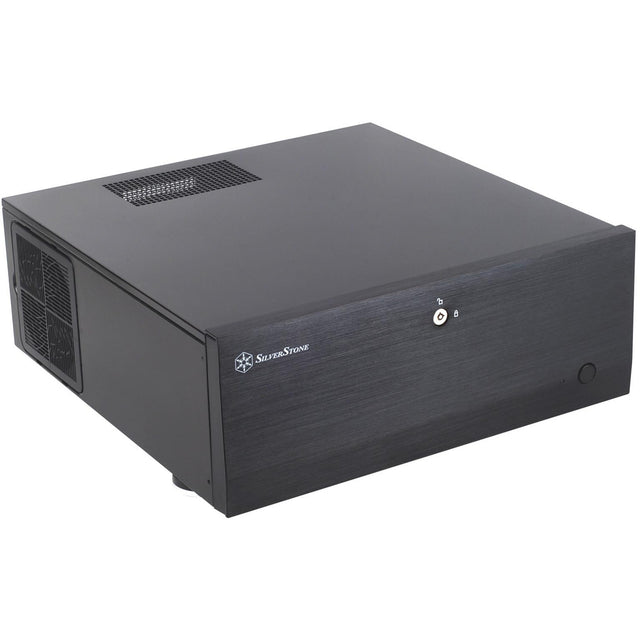 Obudowa Silverstone Grandia GD07B HTPC (czarna | 2x USB-A)