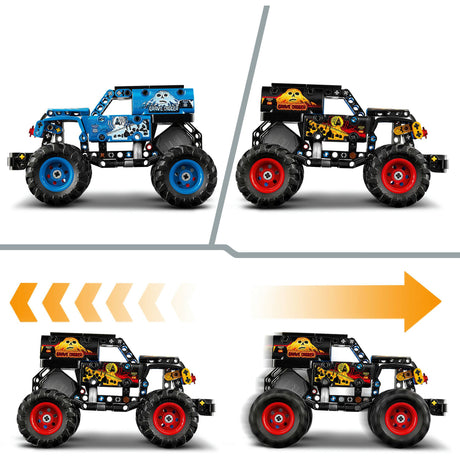 Lego Technic 42219 Grabarz Monster Jam Ogień i lód