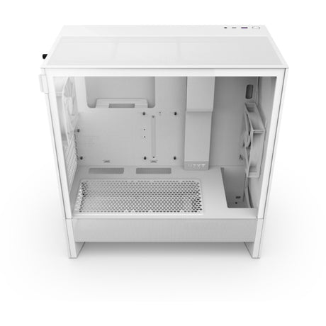 Obudowa midi tower Nzxt h5 flow v2 (biała | 1x USB-A | 1x USB-C | szkło hartowane)