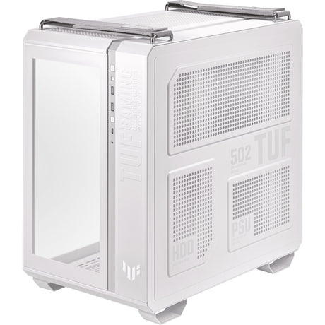 Obudowa midi tower Asus tuf gaming gt502 (biała | 2x usb-a | 1x usb-c | szkło hartowane)