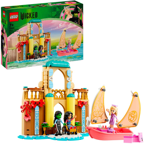 Lego niegodziwe - glinda, elphaba i nessarose na Uniwersytecie Shiz zabawki konstrukcyjne (75681)