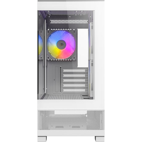 Obudowa mini tower Antec cx500m argb (biała | 2x USB-A | 1x USB-C | szkło hartowane)