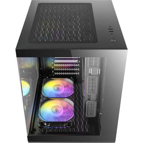 Obudowa mini tower Antec cx60m argb (czarna | 3x usb-a | rgb | szkło hartowane)